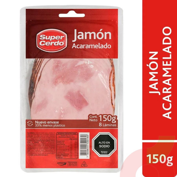 Jamón Acaramelado 150Gr Super Cerdo - JAMON ACARAMELADO 150.JPG