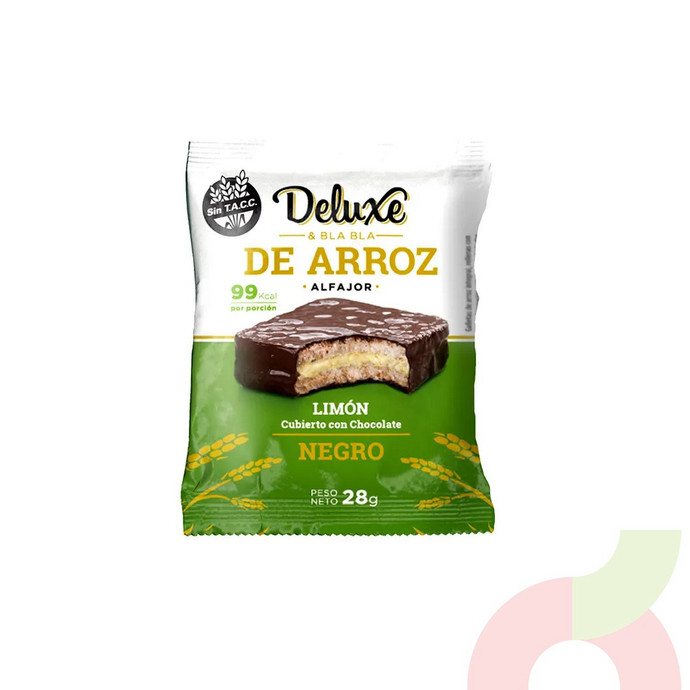 Alfajor de Arroz Chocolate Limón Deluxe 28Gr - 7798301130054.JPG
