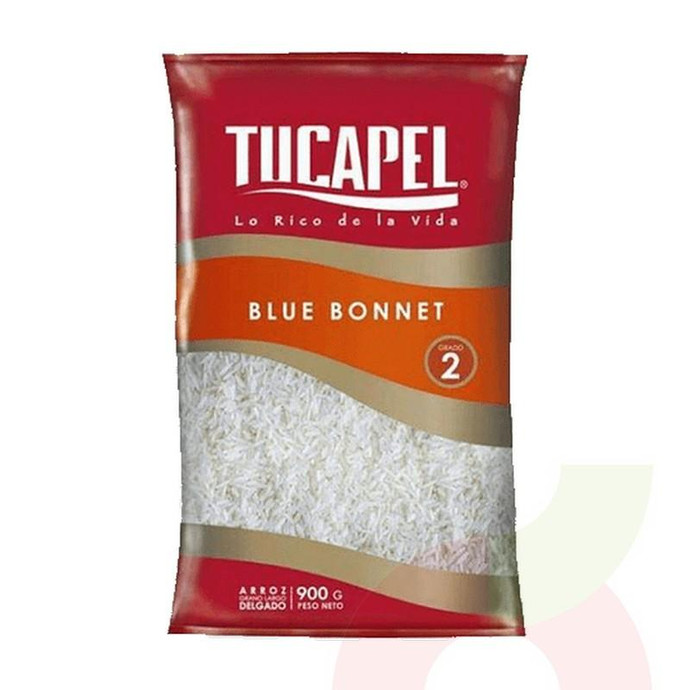 Arroz Tucapel Grado 2 Blue Bonnet 900Gr - Arroz Tucapel Bbonnet 900Gr G2