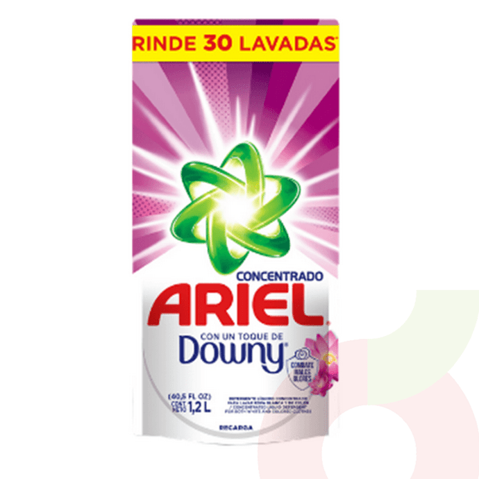 Detergente Liquido con Toque Downy Ariel 1.2 Lt - Detergente Ariel Liq. Toque Downy 1.2 Lt. Dp.