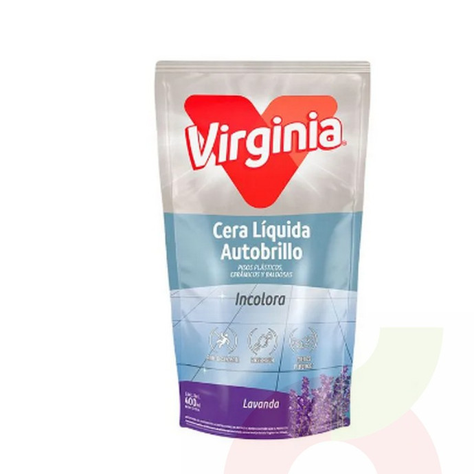 Cera Liquida Incolora Autobrillo Virginia 400ml  - cera liquida autobrillo incolora.jpg