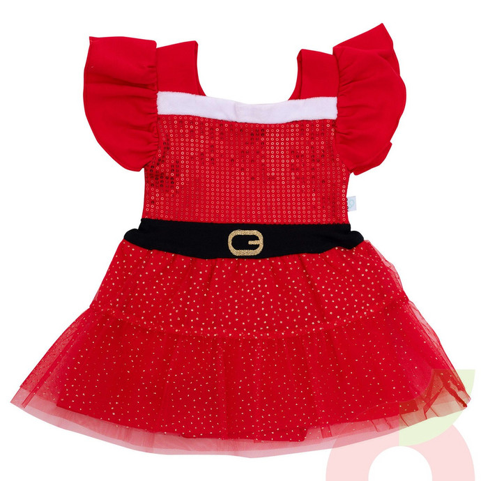 Vestido de Navidad Pascuera para Niña Bambino 0 a 3 meses - 7804995149217.JPG