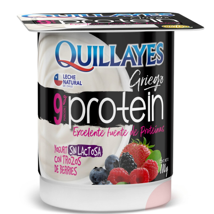 Yoghurt Griego Protein Berries Quillayes 110Gr - Quillayes berries 110 gr.JPG
