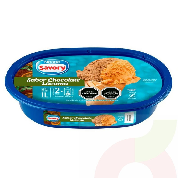 Cassata Chocolate Lúcuma Savory 1Lt  - 8445290341686.JPG