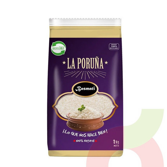 Arroz Basmati La Poruña 1Kg - 7809637201353.JPG
