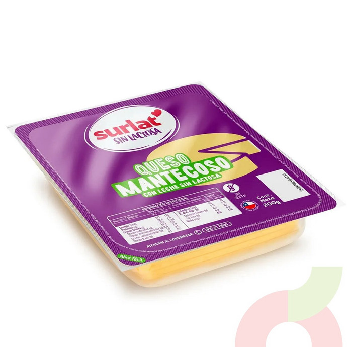 Queso Mantecoso Sin Lactosa Surlat 200Gr - 7808709504835.JPG