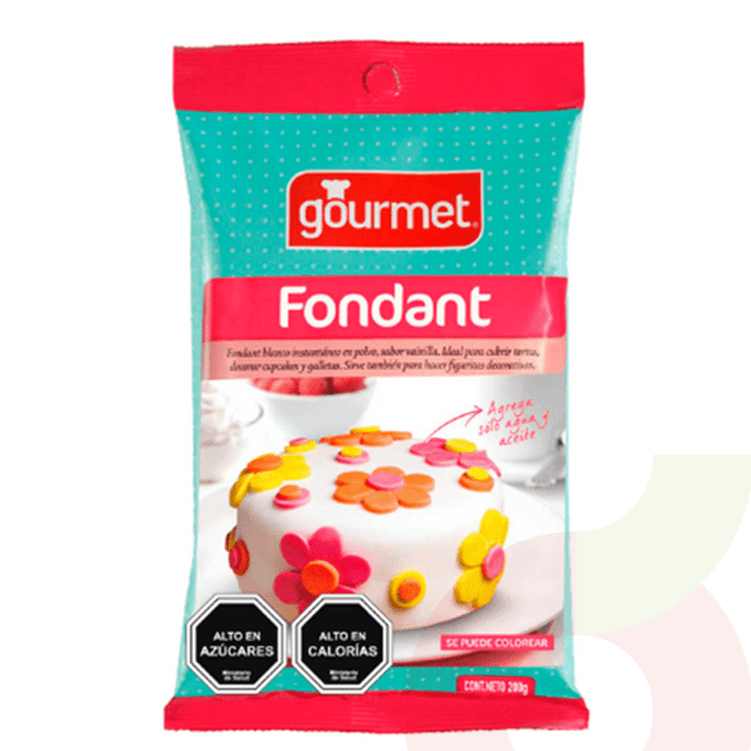 Fondant En Polvo Gourmet 200 Gr - Fondant En Polvo Gourmet 200 Gr
