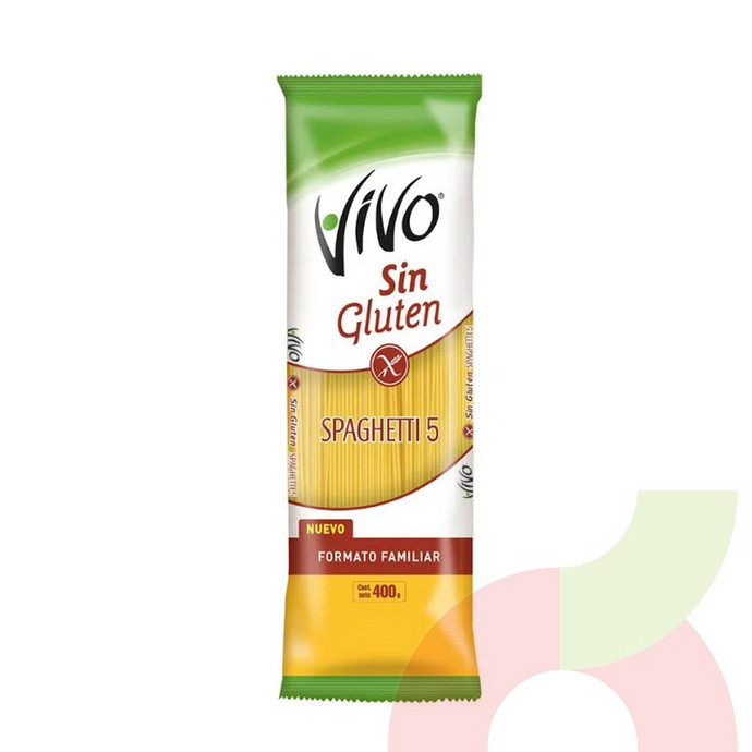 Pasta Spaghetti 5 Sin Gluten Vivo 400Gr - 7802575134547.JPG