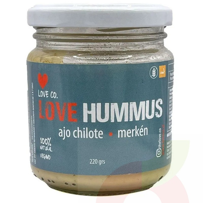 Love Hummus Ajo Chilote Merkén 220Gr - love hummus ajo chilote .jpg