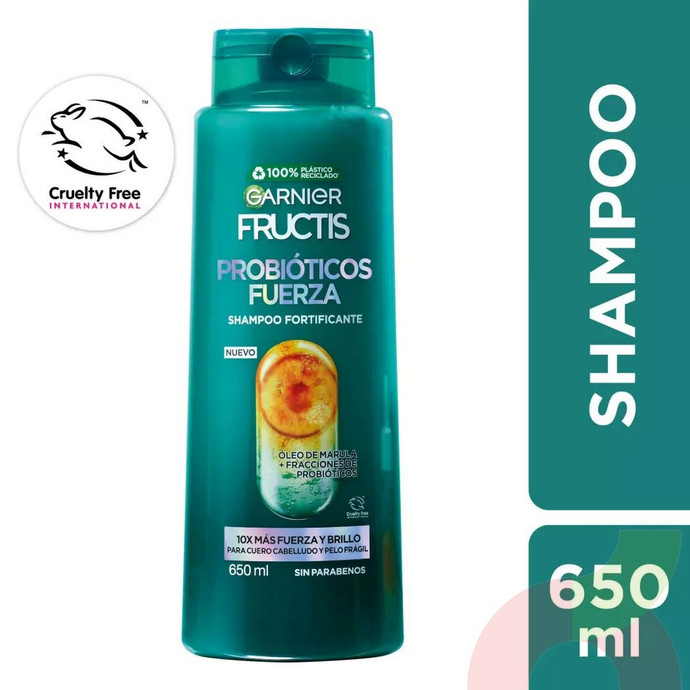 Shampoo Probióticos Fuerza Fructis 650Ml  - SHAMPOO PROBIOTICOS FUERZAS  650.JPG