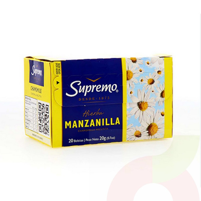 Hierba Manzanilla Supremo 20 Unidades 20Gr  - manzanilla supremo .jpg