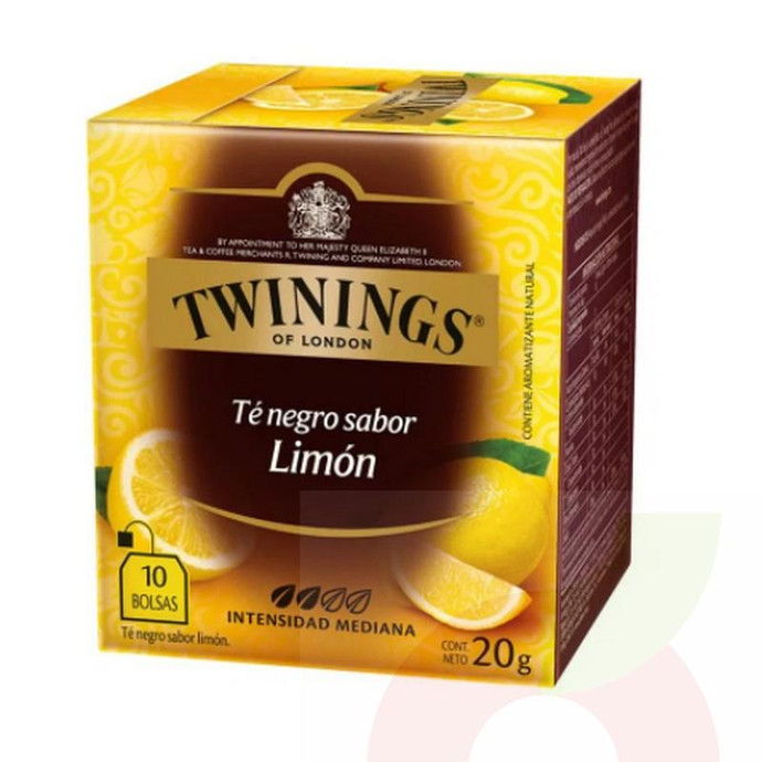Té Limón Twinings 10 Unidades 20Gr - Té Limón-Twinings 10 Unid
