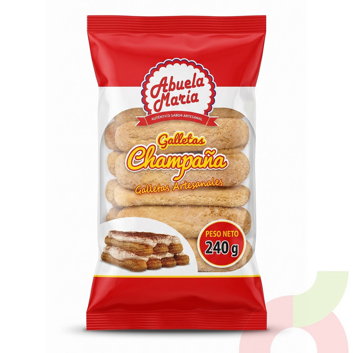 Galletas Champaña Artesanales Abuela Maria 240Gr - Galletas Champaña Abuela Maria 240Gr.JPG