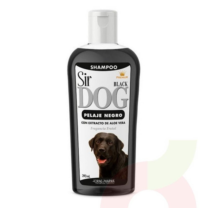 Shampoo Perro Pelaje Negro Aloe Vera Black Sir Dog 360Ml - Shampoo Sir Dog 360Ml Pelaje Black