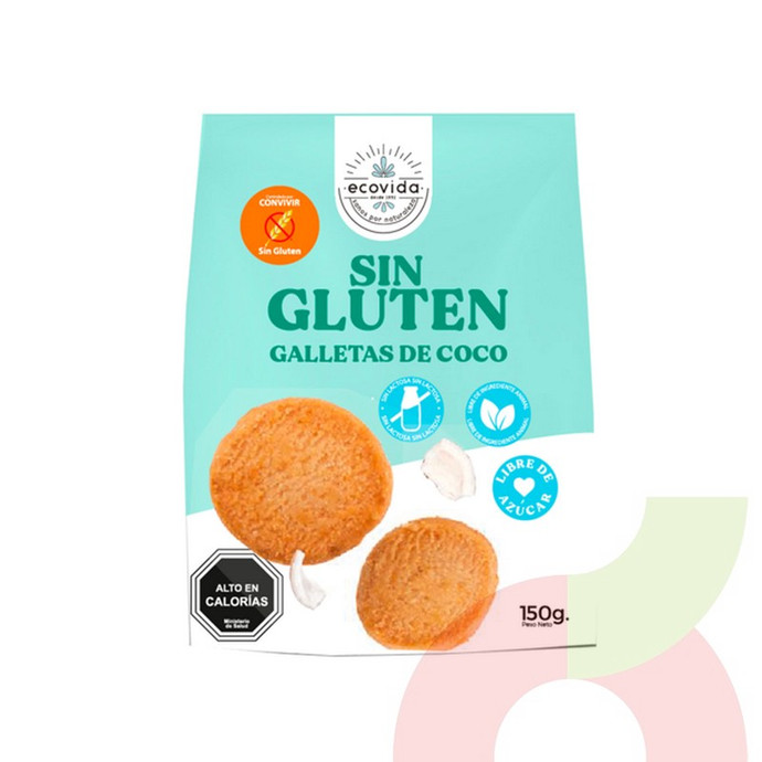 Galletas de Coco Sin Gluten Ecovida 150Gr - 7803520001921.JPG