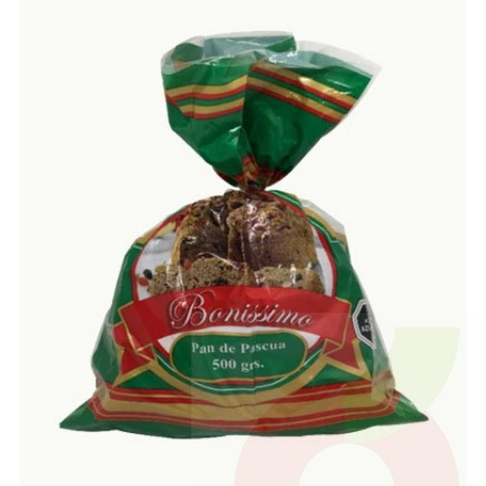 Pan de Pascua Bonísimo 500Gr Aprox - Pan Pascua Bonissimo 500Gr Aprox.