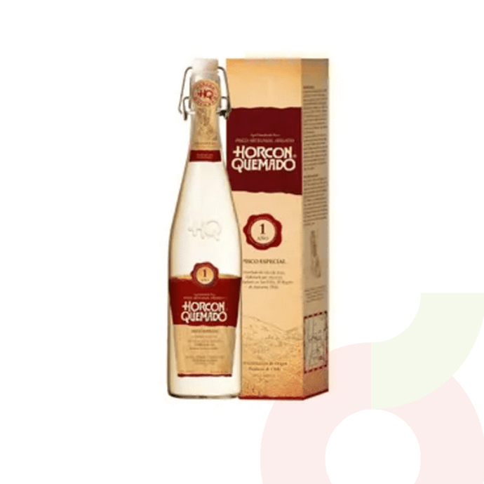 Pisco 35° G Quemado Horcón 645Ml - Pisco Horcón 35° 645 Ml