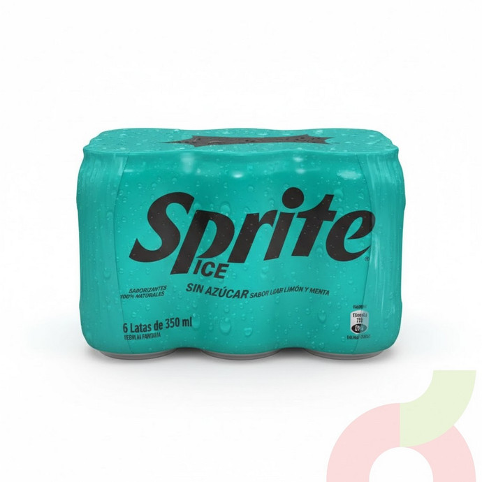 Pack Ice Sin Azúcar Sprite 350Ml 6 Unidades - sprite ice.JPG