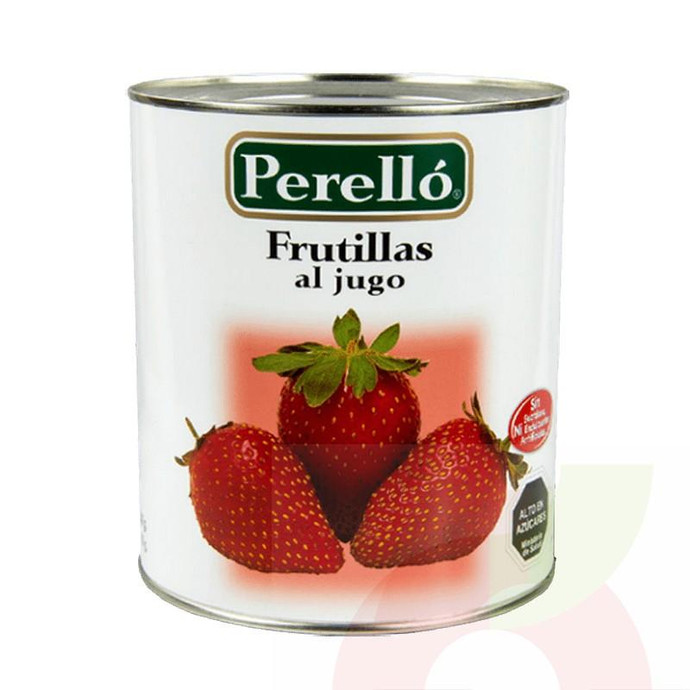 Frutillas al Jugo Perelló 580Gr - Frutillas Al Jugo Perello 580Gr
