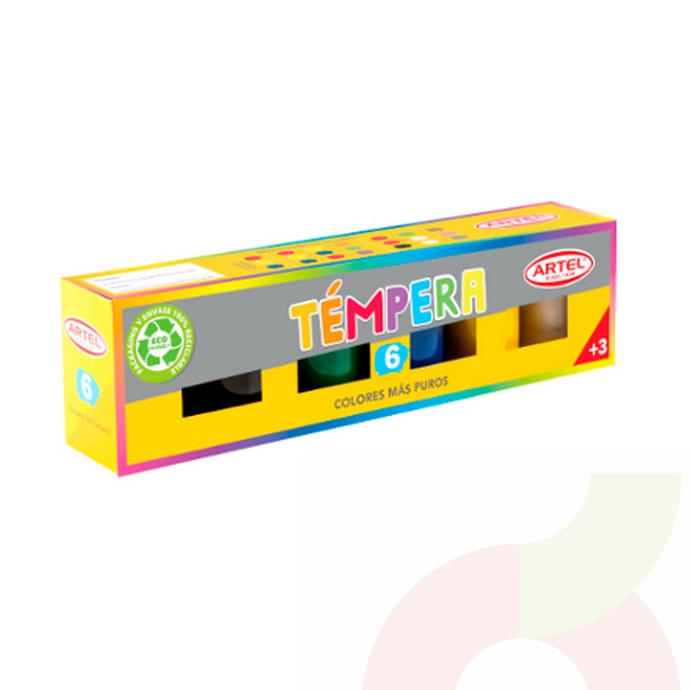 Tempera 6 Colores Artel 15ml - 7807210026058.jpg