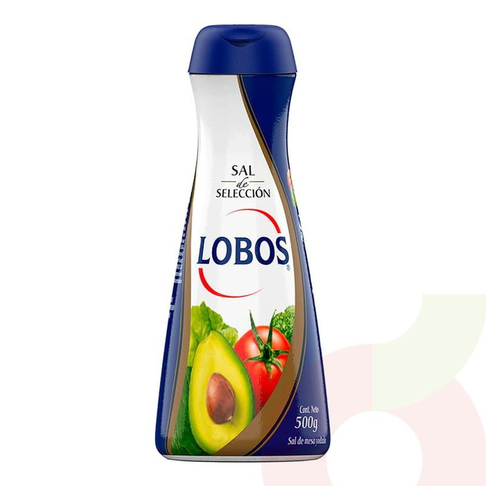 Sal Fina de Mesa Salero Lobos 500Gr - Sal Fina De Mesa, Salero Lobos 500Gr