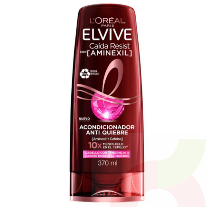 Acondicionador Anti Quiebre Aminexil + Cafeína  370Ml  - 7509552889574 acondicionador anti quiebre elvive cafeina .jpg