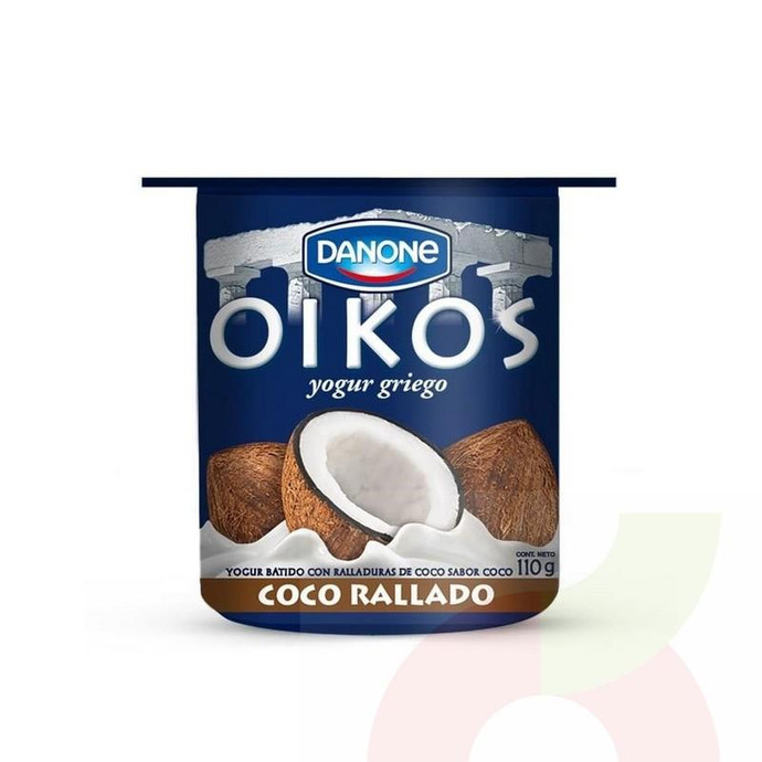 Yoghurt Griego Trozos De Coco Danone 110Gr - Yogurt Griego Trozos De Coco-Danone 110Gr