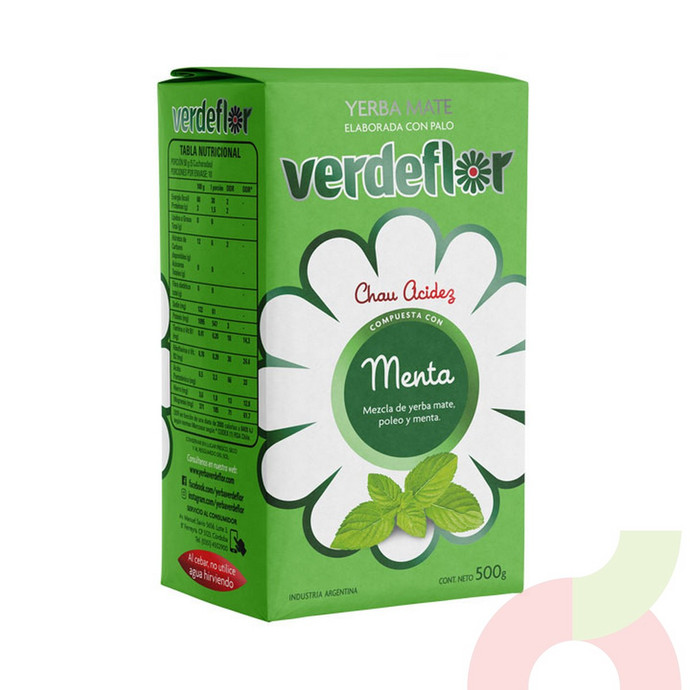 Yerba Mate Menta Verdeflor 500Gr - yerba menta.JPG