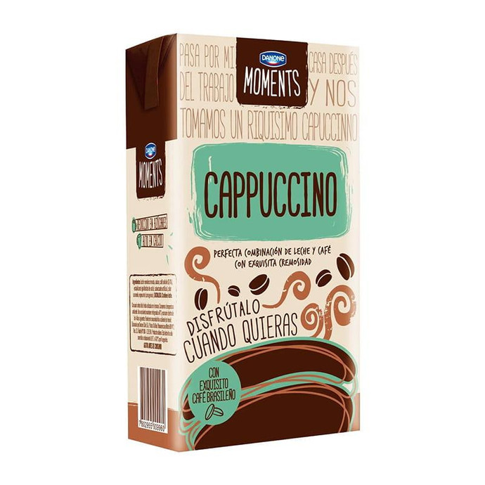 Leche Semidescremada Cappucino Danone 1Lt - Leche Semidescremada Cappucino Danone 1 Litro