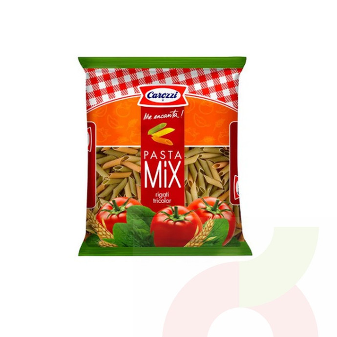 Pasta Mix Rigati Tricolor Carozzi 400Gr - Rigati tricolor .jpg