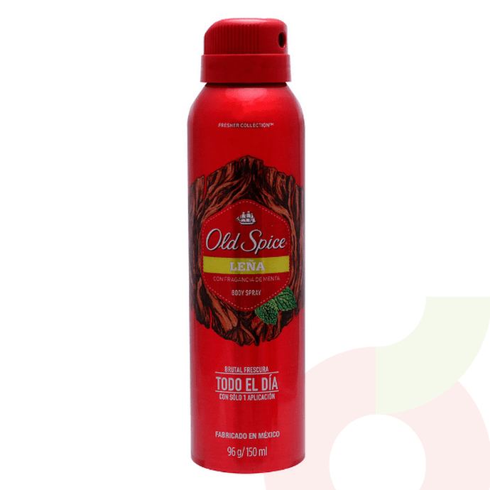 Desodorante Leña Body Spray Old Spice 150Ml - Desodorante-Old Spice-Leña 150 Ml