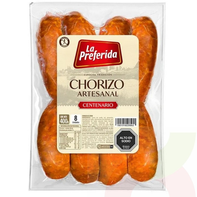 Chorizo Centenario La Preferida 400gr - 7801916039862.jpg