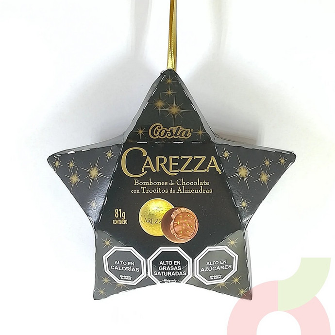 Bombones de Chocolate Estrella Carezza 81Gr  - Carezza bombones.JPG