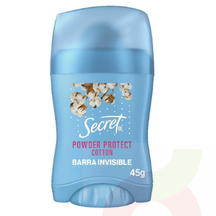Desodorante Secret Barra Algodón 45Gr - desodorante invisible secret.jpg