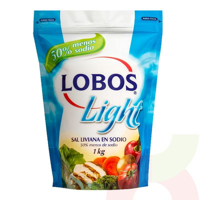 Sal Lobos Light Doypack 1Kg - Sal Lobos Light 1Kg Doypack