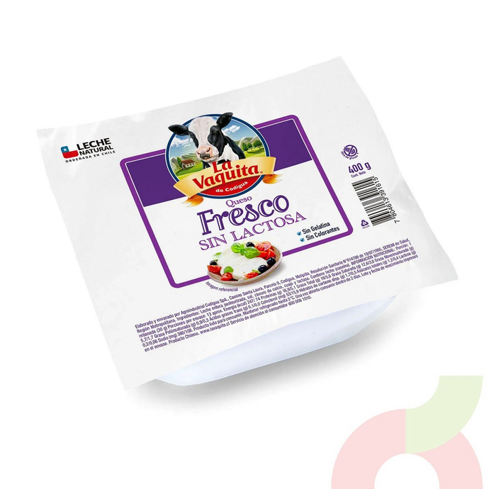 Queso Fresco Sin Lactosa La Vaquita 400Gr - 7804613391615.JPG