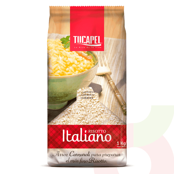 Arroz Especial Risotto Italiano Pregraneado Tucapel 1Kg - Arroz Especial Risotto Italiano Pregraneado Tucapel 1Kg