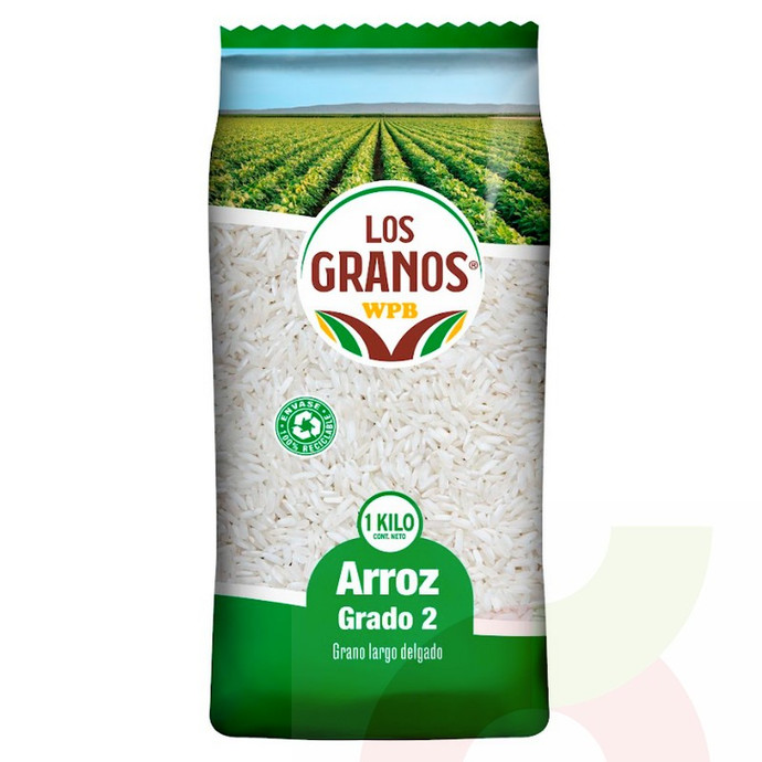 Arroz Grado 2 Los Granos 1Kg - LOS GRANOS ARROZ 2.jpg