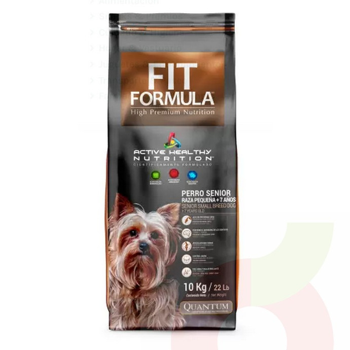 Alimento Mascota Fit Senior Raza Pequeña 10Kg - fit formula raza pequeña.jpg