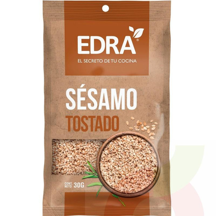 Sésamo Tostado Edra 30Gr  - Cd.Edra Sesamo Tostado 30Gr