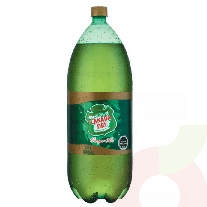 Bebida Ginger Ale Canada Dry 3Lt - Bebida Desechable Canada Dry Ginger Ale 3L
