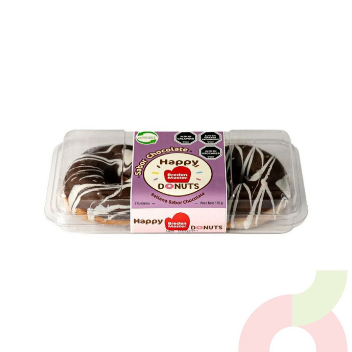 Happy Donuts Chocolate Breden Master 150Gr 2 Unidades - 7803413010597.JPG