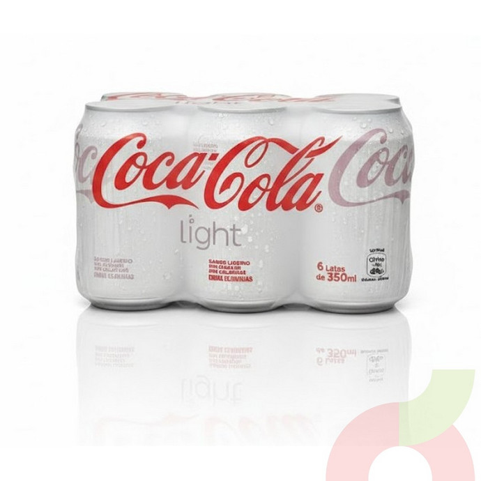 Pack Lata Light Coca Cola 350Ml 6 Unidades - lata light.JPG