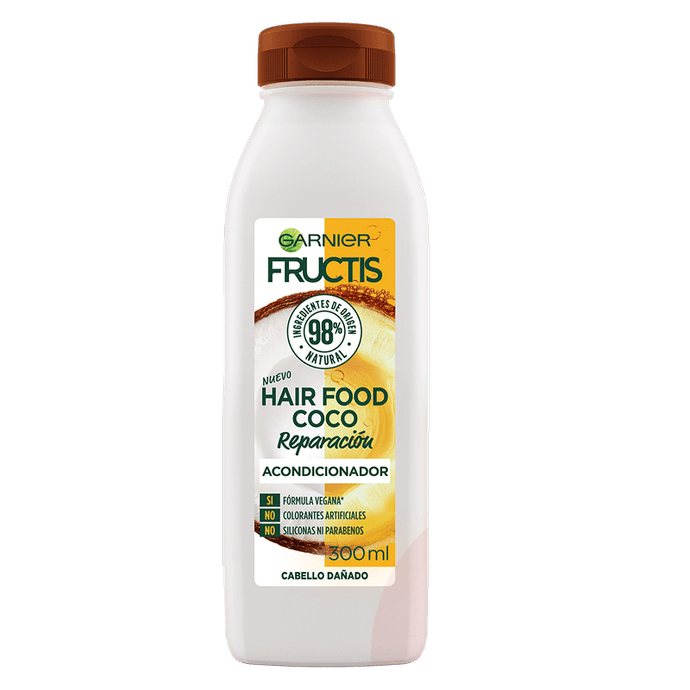 Acondicionador Hair Food Coco Reparación Fructis 300Ml - Fructis Ac.300Ml Food Coco
