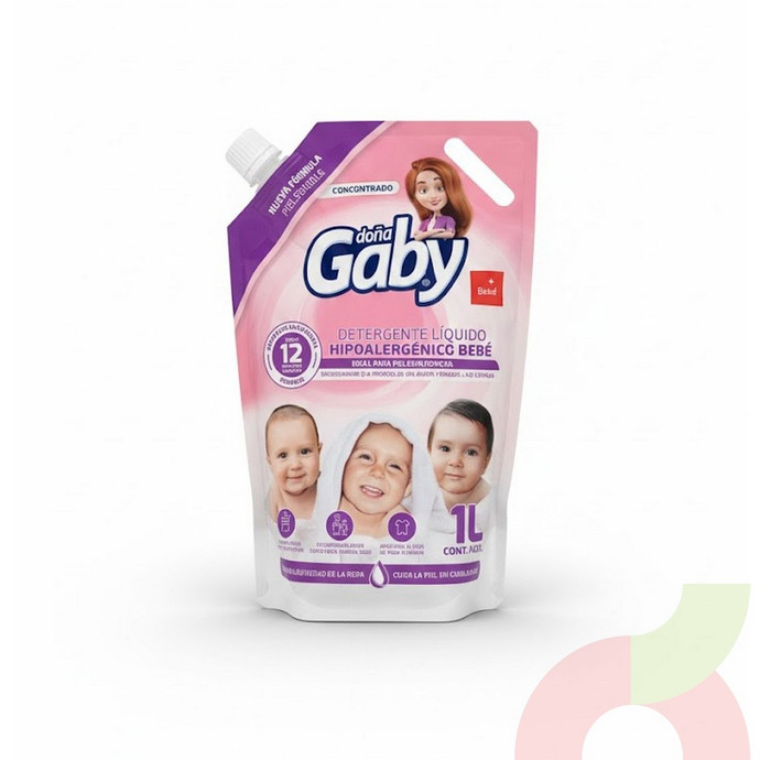 Detergente Hipoalergénico Bebé Doña Gaby 1Lt - 7804655192799.JPG