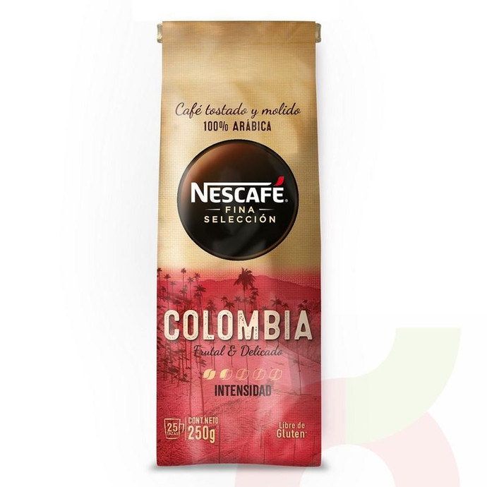 Café Selección Colombia Nescafé 250gr - Café Selección Colombia-Nescafé 250Gr