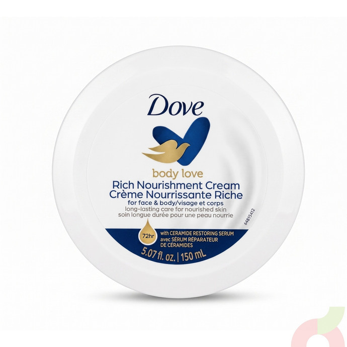 Crema Rich Nourishment Facial & Corporal Dove 150Ml - Crema Rich Nourishment Facial & Corporal Body Love Dove 150Ml.JPG.jpg