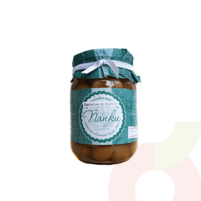 Castañas en Almíbar Frasco Ñanku 1Lt - Castaña Ñanku 1 Lt Frasco