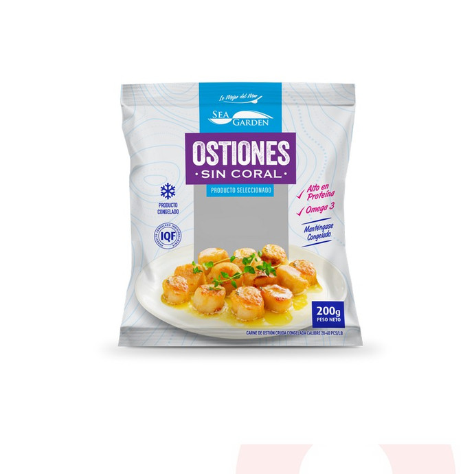 Congelados Ostión sin coral Sea Garden 200Gr  - ostiones sin coral.jpg