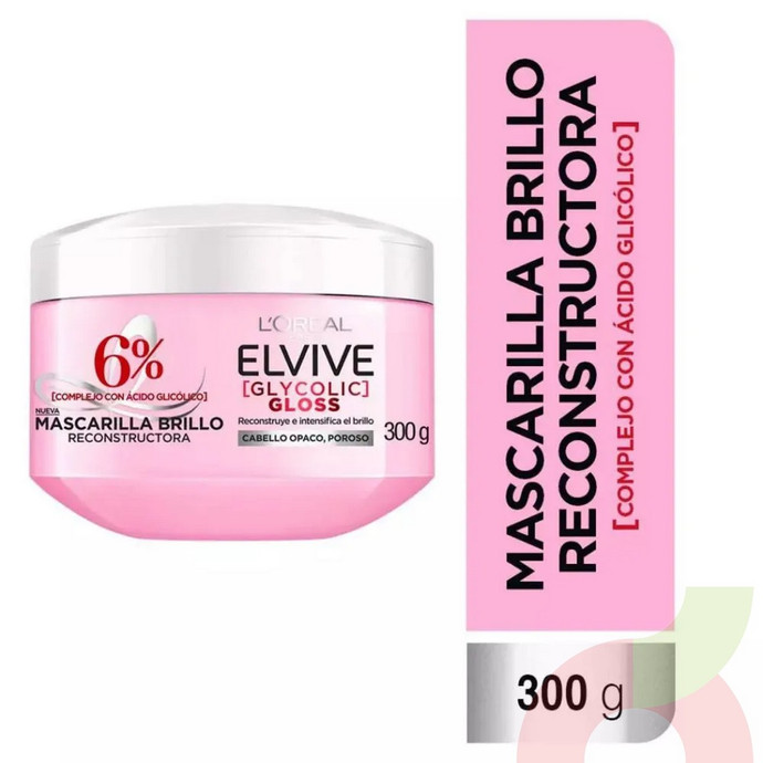 Mascarilla Brillo Reconstructora Elvive 300Gr - Mascarilla Brillo Reconstructora.JPG